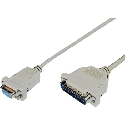 Manhattan 25 dB nulmodem kabel 9 dB bus 1,80 m Manhattan 25 dB nulmodem kabel 9 dB bus 1,80 m