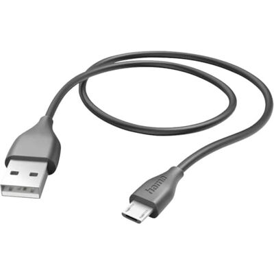 Hama Micro-USB-kabel (USB-A 2.0 mannelijk/micro-USB-oplaadkabel, 480 Mbit/s, 1,5 m, voor Samsung Galaxy, PS4, Huawei, Kindle, Nokia, Sony, LG, Xiaomi) zwart Hama Micro-USB-kabel (USB-A 2.0 mannelijk/micro-USB-oplaadkabel, 480 Mbit/s, 1,5 m, voor Samsung Galaxy, PS4, Huawei, Kindle, Nokia, Sony, LG, Xiaomi) zwart