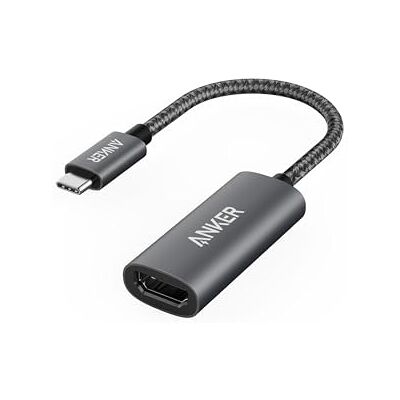 Anker PowerExpand+ Adapter USB-C naar HDMI, aluminium, compact, 4K 60Hz, voor MacBook Pro/MacBook Air/iPad Pro/Pixelbook/XPS/Galaxy enz. En aluminium, pour MacBook Pro, MacBook Air, iPad Pro, Pixelbook, XPS, Galaxy, et autres Anker PowerExpand+ Adapter USB-C naar HDMI, aluminium, compact, 4K 60Hz, voor MacBook Pro/MacBook Air/iPad Pro/Pixelbook/XPS/Galaxy enz. En aluminium, pour MacBook Pro, MacBook Air, iPad Pro, Pixelbook, XPS, Galaxy, et autres