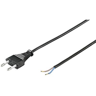 goobay 50085 EU-kabel voor productie, 1,5 m lengte, zwart goobay 50085 EU-kabel voor productie, 1,5 m lengte, zwart