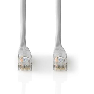 NEDIS CAT5e netwerkkabel U/UTP RJ45-stekker RJ45-30m rond PVC grijs label NEDIS CAT5e netwerkkabel U/UTP RJ45-stekker RJ45-30m rond PVC grijs label