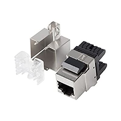 Lanberg KSF6-1000 Keystone Ethernet RJ45 Cat.6 FTP 180 graden Lanberg KSF6-1000 Keystone Ethernet RJ45 Cat.6 FTP 180 graden