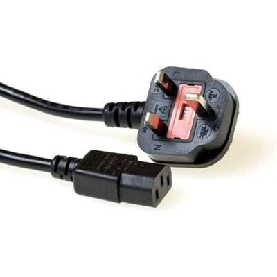 ACT Intronics 230 V, UK-stekker, C13 – stroomkabels (zwart, 2,5 m) ACT Intronics 230 V, UK-stekker, C13 – stroomkabels (zwart, 2,5 m)