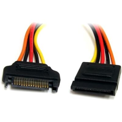 StarTech .com SATAPOWEXT12 SATA-verlengkabel, 15-polig, 30 cm StarTech .com SATAPOWEXT12 SATA-verlengkabel, 15-polig, 30 cm