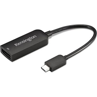 Kensington USB C naar DisplayPort 1.4 adapter ondersteunt 4K video, 8K compatibel, Thunderbolt 3/4 poort, CV5000DP Kensington USB C naar DisplayPort 1.4 adapter ondersteunt 4K video, 8K compatibel, Thunderbolt 3/4 poort, CV5000DP