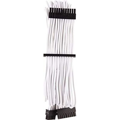 Corsair Premium 24-polige ATX-kabel type 4 Gen 4 afzonderlijk ommanteld wit Corsair Premium 24-polige ATX-kabel type 4 Gen 4 afzonderlijk ommanteld wit