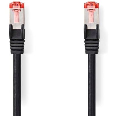 NEDIS Cat 6 kabel RJ45-stekker (8P8C) RJ45-stekker (8P8C) SF/UTP 3,00 m rond PVC LSZH zwart kunststof zak NEDIS Cat 6 kabel RJ45-stekker (8P8C) RJ45-stekker (8P8C) SF/UTP 3,00 m rond PVC LSZH zwart kunststof zak