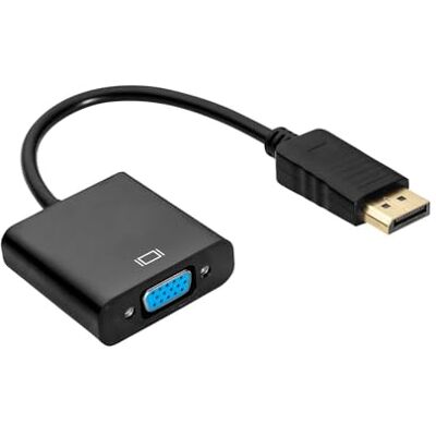 AKYGA AK-AD-36 VGA-aansluiting naar DisplayPort mannelijk converterkabel 15 cm AKYGA AK-AD-36 VGA-aansluiting naar DisplayPort mannelijk converterkabel 15 cm