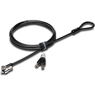 Kensington Kabelslot voor HP, Lenovo, Asus, Acer en andere apparaten Kleinere en sterkere draaibare vergrendelingskop (K65035AM), zilver Kensington Kabelslot voor HP, Lenovo, Asus, Acer en andere apparaten Kleinere en sterkere draaibare vergrendelingskop (K65035AM), zilver