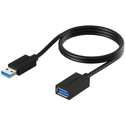 SABRENT USB-verleng 3.0 90 cm, USB A mannelijk naar zacht, 5 Gbps super snel, voor stick, toetsenbord, printer, scanner, PS4/5, hub, externe vaste schijf usw (CB-3030) SABRENT USB-verleng 3.0 90 cm, USB A mannelijk naar zacht, 5 Gbps super snel, voor stick, toetsenbord, printer, scanner, PS4/5, hub, externe vaste schijf usw (CB-3030)