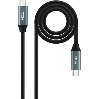 NANOCABLE 10.01.4302 USB 3.2 Gen2x2 kabel 20Gbps 5A/100W 4K/60Hz USB-C/M-USB-C/M, zwart, 2m NANOCABLE 10.01.4302 USB 3.2 Gen2x2 kabel 20Gbps 5A/100W 4K/60Hz USB-C/M-USB-C/M, zwart, 2m