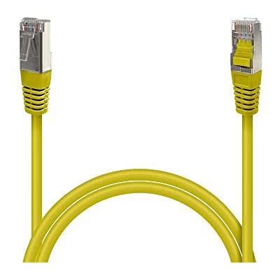 Waytex 33507 netwerkkabel, RJ45, Cat6, afgeschermd, FTP, 1 m, geel Waytex 33507 netwerkkabel, RJ45, Cat6, afgeschermd, FTP, 1 m, geel