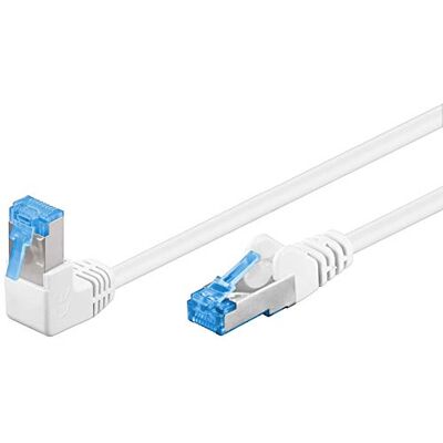 goobay 51567 CAT 6A High Speed 90° netwerkkabel Ethernet Playstation Xbox DSL PimF RJ45 stekker wit 5 m goobay 51567 CAT 6A High Speed 90° netwerkkabel Ethernet Playstation Xbox DSL PimF RJ45 stekker wit 5 m