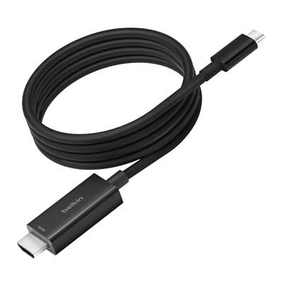Belkin USB-C naar HDMI 2.1 kabel (2 m kabel, 8K bij 60Hz, 4K bij 144Hz, HDR, HBR3, DSC, HDCP 2.2, compatibel met Macbook, iPad Pro en andere USB-C-apparaten) Belkin USB-C naar HDMI 2.1 kabel (2 m kabel, 8K bij 60Hz, 4K bij 144Hz, HDR, HBR3, DSC, HDCP 2.2, compatibel met Macbook, iPad Pro en andere USB-C-apparaten)