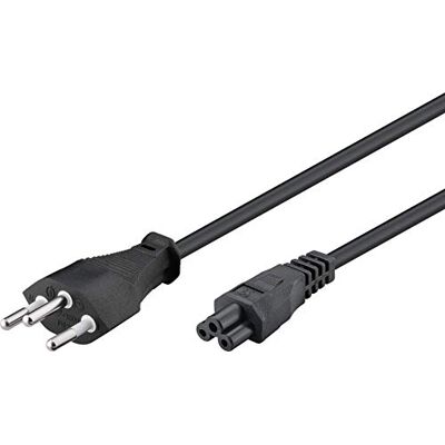 goobay 93960 Zwitserse stroomkabel, 1,8 m lengte, zwart goobay 93960 Zwitserse stroomkabel, 1,8 m lengte, zwart