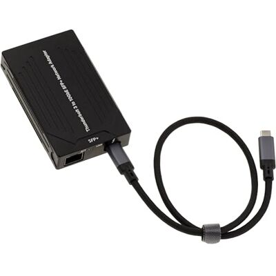 KALEA-INFORMATIQUE USB 4 Thunderbolt 3 10G naar SFP+ glasvezel adapterkabel met Intel I82599 chipset KALEA-INFORMATIQUE USB 4 Thunderbolt 3 10G naar SFP+ glasvezel adapterkabel met Intel I82599 chipset