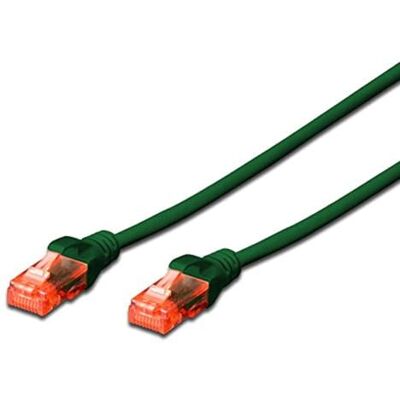 Ewent EW-6U-020G patchkabel Cat6 U/UTP 24/7, 2 x RJ45-stekker, 2 m, groen Ewent EW-6U-020G patchkabel Cat6 U/UTP 24/7, 2 x RJ45-stekker, 2 m, groen