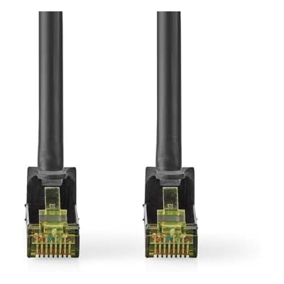 NEDIS Netwerkkabel categorie 7 S/FTP RJ45-stekker RJ45-stekker 0,50 m anti-hapering rond LSZH zwart label NEDIS Netwerkkabel categorie 7 S/FTP RJ45-stekker RJ45-stekker 0,50 m anti-hapering rond LSZH zwart label