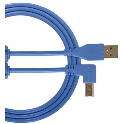 UDG U95005LB USB 2.0-kabel (A-B) geoptimaliseerde high-speed audio USB 2.0 A-stekker naar B-stekker, blauw, 2 m UDG U95005LB USB 2.0-kabel (A-B) geoptimaliseerde high-speed audio USB 2.0 A-stekker naar B-stekker, blauw, 2 m
