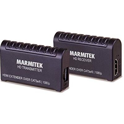 Marmitek MegaView 63 HDMI-verlengkabel UTP via 1 CAT 5 (UTP) kabel, full HD, 1080p, PoC (Power Over Cable), 40 m, bekijk je HD-inhoud elders op je tv Marmitek MegaView 63 HDMI-verlengkabel UTP via 1 CAT 5 (UTP) kabel, full HD, 1080p, PoC (Power Over Cable), 40 m, bekijk je HD-inhoud elders op je tv