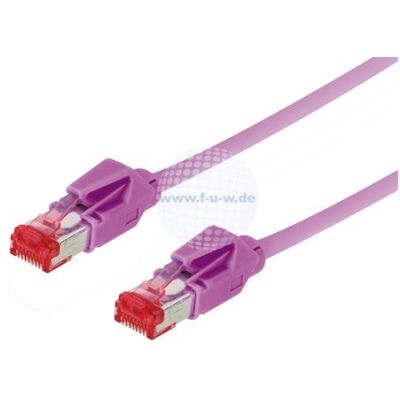 Tecline Cat6a Ethernet-patchkabel S/FTP PiMF EIA/TIA klasse EA, 50 m, violet Tecline Cat6a Ethernet-patchkabel S/FTP PiMF EIA/TIA klasse EA, 50 m, violet