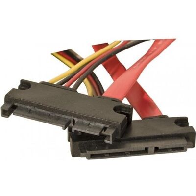 Dexlan verlengkabel sata en voeding 0,5 m Dexlan verlengkabel sata en voeding 0,5 m