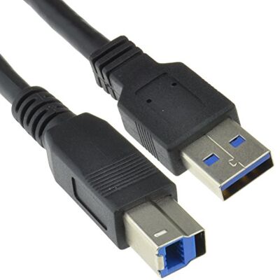 kenable USB 3.0 SuperSpeed Kabel Type A naar Type B Plug voor Printer Scanner Harde Schijf 1m Zwart kenable USB 3.0 SuperSpeed Kabel Type A naar Type B Plug voor Printer Scanner Harde Schijf 1m Zwart
