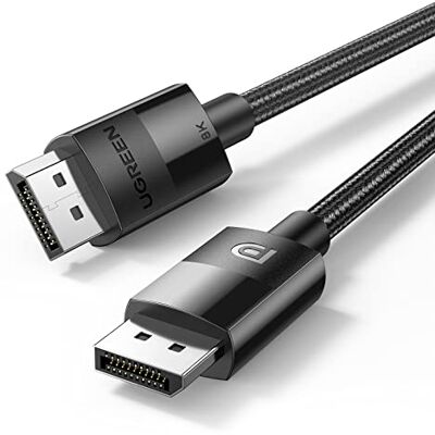 UGREEN 8K 4K DP Kabel 1.4 DisplayPort Male naar Male Kabel voor PC, TV enz.(3M) Câble DP Mâle Mâle 4K 240Hz 165Hz 144Hz HDR GSync Compatible avec PC Écran HDTV Carte Graphique RTX 3080 2060 GTX Projecteur UGREEN 8K 4K DP Kabel 1.4 DisplayPort Male naar Male Kabel voor PC, TV enz.(3M) Câble DP Mâle Mâle 4K 240Hz 165Hz 144Hz HDR GSync Compatible avec PC Écran HDTV Carte Graphique RTX 3080 2060 GTX Projecteur