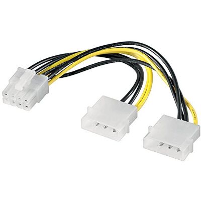 goobay 93241 Voedingsadapter voor PCI-E naar PCI Express 8-pins grafische kaarten goobay 93241 Voedingsadapter voor PCI-E naar PCI Express 8-pins grafische kaarten
