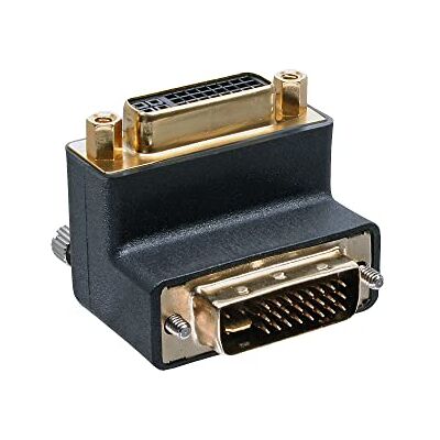 InLine 17781W DVI-I-adapter, 90° gebogen, Digital Plus, analoog, 24 Plus, 5 stekkers op bus InLine 17781W DVI-I-adapter, 90° gebogen, Digital Plus, analoog, 24 Plus, 5 stekkers op bus