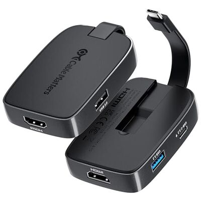 Cable Matters 4-in-1 USB-C Hub HDMI 4K @60Hz, PD 100W Cable Matters 4-in-1 USB-C Hub HDMI 4K @60Hz, PD 100W