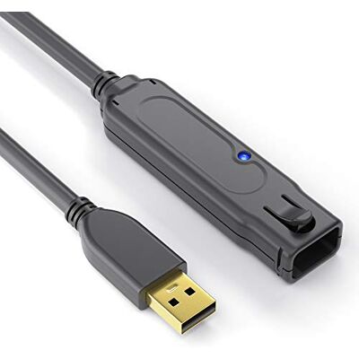 PureLink DS2100-240 USB 2.0 actief verlengkabel (USB-A-stekker naar USB-A-aansluiting) stroomvoorziening USB-poort geen stroomvoorziening vereist vergulde contacten 24 m zwart PureLink DS2100-240 USB 2.0 actief verlengkabel (USB-A-stekker naar USB-A-aansluiting) stroomvoorziening USB-poort geen stroomvoorziening vereist vergulde contacten 24 m zwart