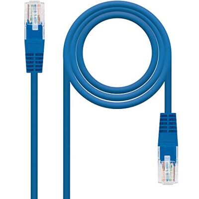 NANOCABLE Nano Cable 10.20.0402-BL Ethernet-kabel RJ45, Cat.6, UTP, AWG24, blauw, 2 m NANOCABLE Nano Cable 10.20.0402-BL Ethernet-kabel RJ45, Cat.6, UTP, AWG24, blauw, 2 m