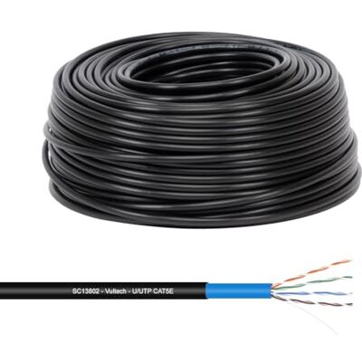 Vultech SC13802-100 streng spoel Lan Cat 5e UTP 100 meter 24AWG voor outdoor dubbele mantel PE+LSZH CPR/PASS ethernet netwerkkabel installaties hoge snelheid 1Gbps coating Vultech SC13802-100 streng spoel Lan Cat 5e UTP 100 meter 24AWG voor outdoor dubbele mantel PE+LSZH CPR/PASS ethernet netwerkkabel installaties hoge snelheid 1Gbps coating