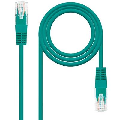 NANOCABLE 10.20.0101-GR RJ45 Cat.5e UTP AWG24 Ethernet netwerkkabel, groen, 1 m NANOCABLE 10.20.0101-GR RJ45 Cat.5e UTP AWG24 Ethernet netwerkkabel, groen, 1 m
