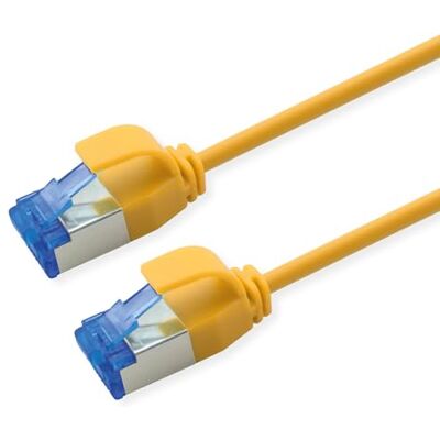 Roline Patchkabel Cat.6A (klasse EA) S/FTP (PiMF) LSOH PoE geel 2 m Roline Patchkabel Cat.6A (klasse EA) S/FTP (PiMF) LSOH PoE geel 2 m