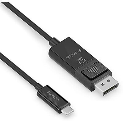 PureLink USB-C naar DisplayPort-kabel, 4K Ultra HD 60Hz, vergulde stekkers, 1,50 m, zwart PureLink USB-C naar DisplayPort-kabel, 4K Ultra HD 60Hz, vergulde stekkers, 1,50 m, zwart