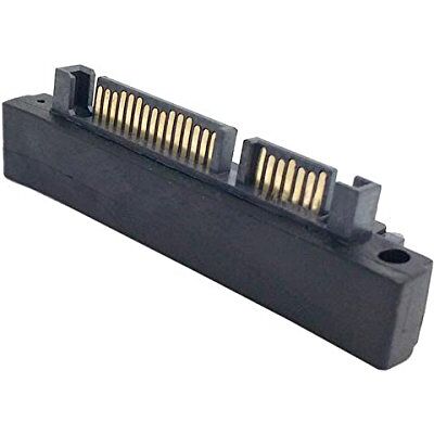 SYSTEM-S Rechthoekige SATA 22-pins 7+15 (mannelijk) naar 22-pins SATA (female) adapter SYSTEM-S Rechthoekige SATA 22-pins 7+15 (mannelijk) naar 22-pins SATA (female) adapter