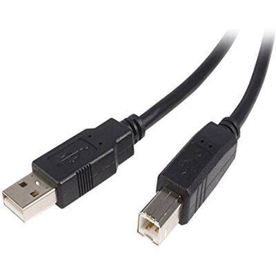 StarTech .com 5 m USB 2.0 A naar B kabel USB A naar USB B kabel M/M (USB2HAB5M) StarTech .com 5 m USB 2.0 A naar B kabel USB A naar USB B kabel M/M (USB2HAB5M)