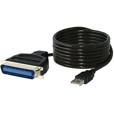 SABRENT Printer USB-kabel naar parallel adapter (1,8 m), parallel IEEE printerkabel adapter (CB-CN36) SABRENT Printer USB-kabel naar parallel adapter (1,8 m), parallel IEEE printerkabel adapter (CB-CN36)