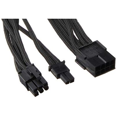 Silverstone Tek PP07-PCIB netsnoer met 1 x 8-polige stekker naar PCI-E 8-polig Silverstone Tek PP07-PCIB netsnoer met 1 x 8-polige stekker naar PCI-E 8-polig