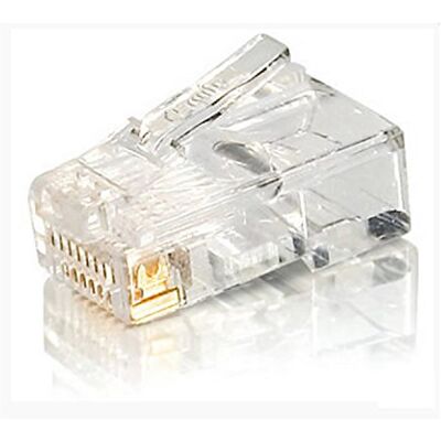 Equip 121140 RJ45 Cat 5e stekkerset (transparant) 100 stuks Equip 121140 RJ45 Cat 5e stekkerset (transparant) 100 stuks
