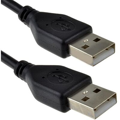 kenable USB 2.0 A naar A Kabel Mannelijk naar Mannelijk 24AWG Afgeschermd Hoge Snelheid voor Externe Schijven en Camera's ZWART 0,25m kenable USB 2.0 A naar A Kabel Mannelijk naar Mannelijk 24AWG Afgeschermd Hoge Snelheid voor Externe Schijven en Camera's ZWART 0,25m