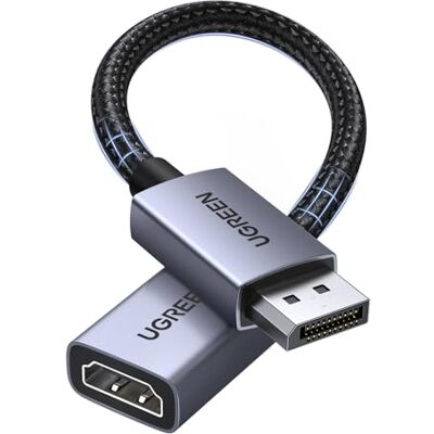 UGREEN 4K DisplayPort naar HDMI-adapter 4K 30Hz 2K 60Hz 2 stuks UGREEN 4K DisplayPort naar HDMI-adapter 4K 30Hz 2K 60Hz 2 stuks