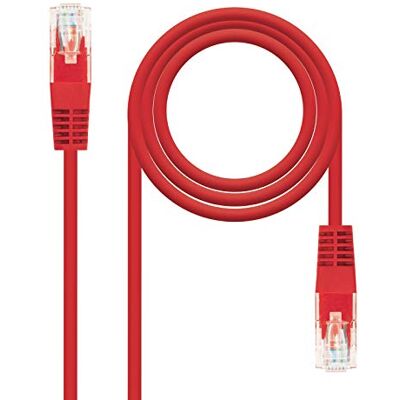 NANOCABLE 10.20.0402-R CAT.6 UTP AWG24 patchkabel, ROOD, 2,0 M NANOCABLE 10.20.0402-R CAT.6 UTP AWG24 patchkabel, ROOD, 2,0 M