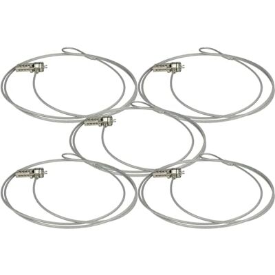 vhbw Kensington 5 x kabelslot voor laptop, notebook, veiligheidsslot met combinatieslot, 1,8 m vhbw Kensington 5 x kabelslot voor laptop, notebook, veiligheidsslot met combinatieslot, 1,8 m