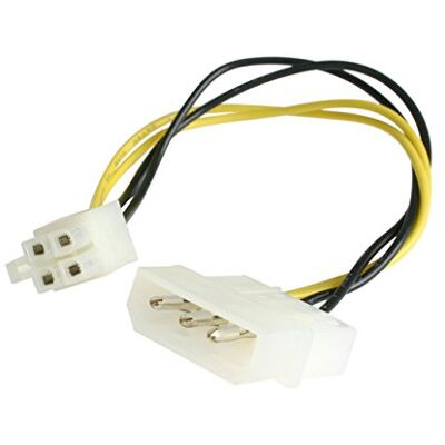 StarTech .com Voeding LP4 / P4, 15 cm (UK import) StarTech .com Voeding LP4 / P4, 15 cm (UK import)