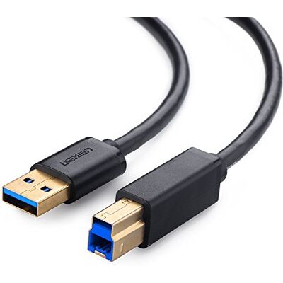 UGREEN 10372 Câble USB A USB B mâle Noir 2 m USB A USB B 3.0 (3.1 Gen 1) Noir UGREEN 10372 Câble USB A USB B mâle Noir 2 m USB A USB B 3.0 (3.1 Gen 1) Noir