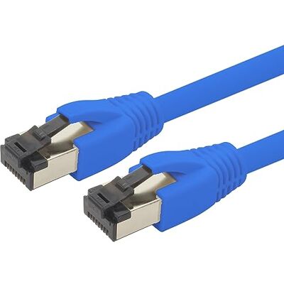 1aTTack.de 2 m netwerkkabel Cat 8 CAT8 blauw 1 stuk Cat.8 Lan 2000 MHz 40 Gbit s 40GBase-T Poe+ patchkabel LSZH ethernetkabel 1 x 2 meter blauw 1aTTack.de 2 m netwerkkabel Cat 8 CAT8 blauw 1 stuk Cat.8 Lan 2000 MHz 40 Gbit s 40GBase-T Poe+ patchkabel LSZH ethernetkabel 1 x 2 meter blauw