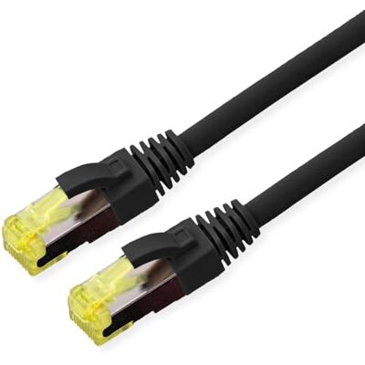 Roline Patchkabel Outdoor Cat.6A (Class EA) S/FTP (PiMF), gedraaid, LSOH, zwart, 10 m Roline Patchkabel Outdoor Cat.6A (Class EA) S/FTP (PiMF), gedraaid, LSOH, zwart, 10 m